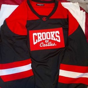 XL/L crooks and castle jersey perfect condition